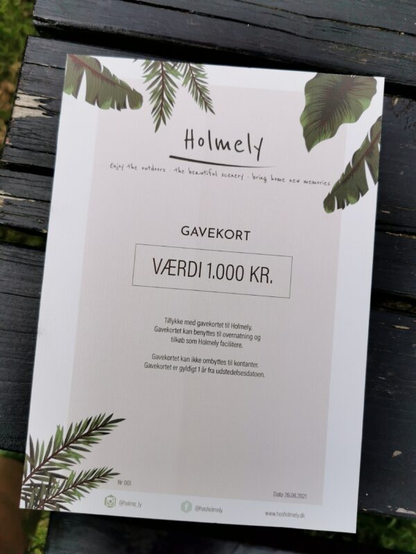 Holmely Gavekort