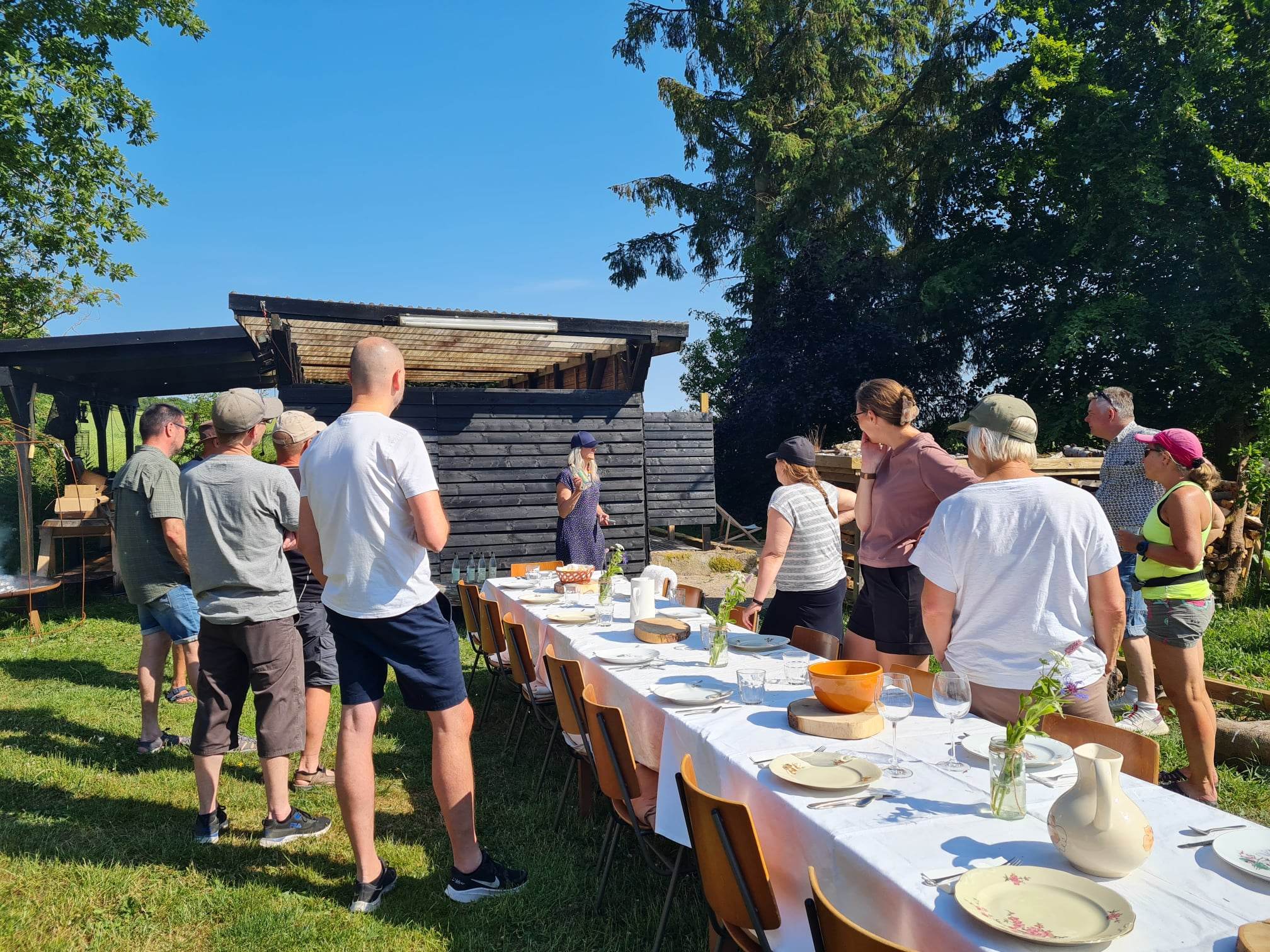 Gin walk med bålmad